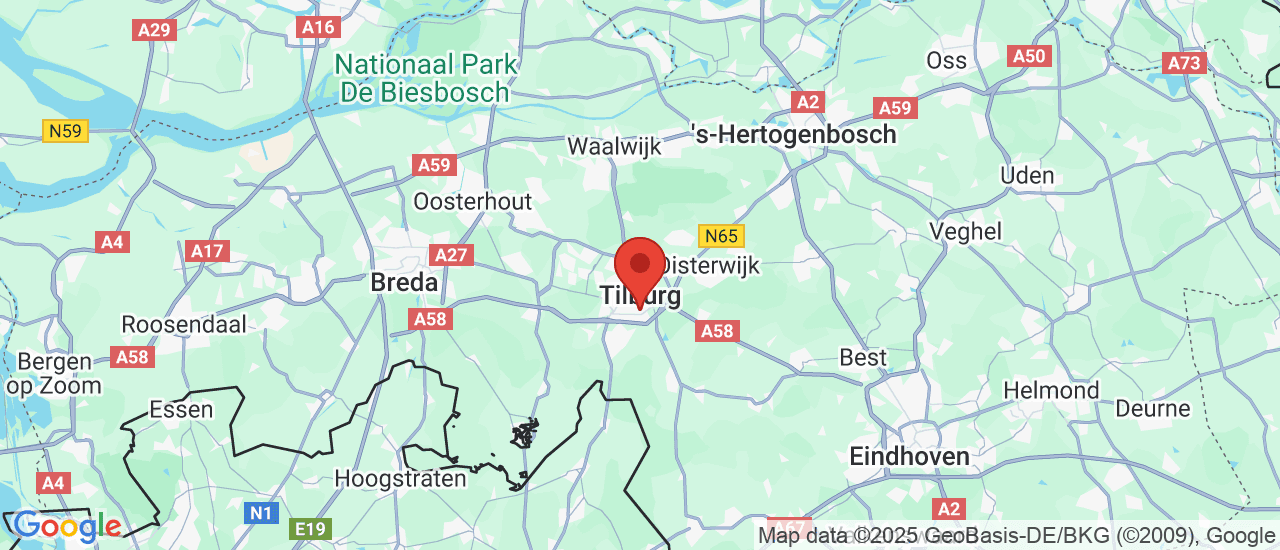 Google maps locatie van De Witte Auto's