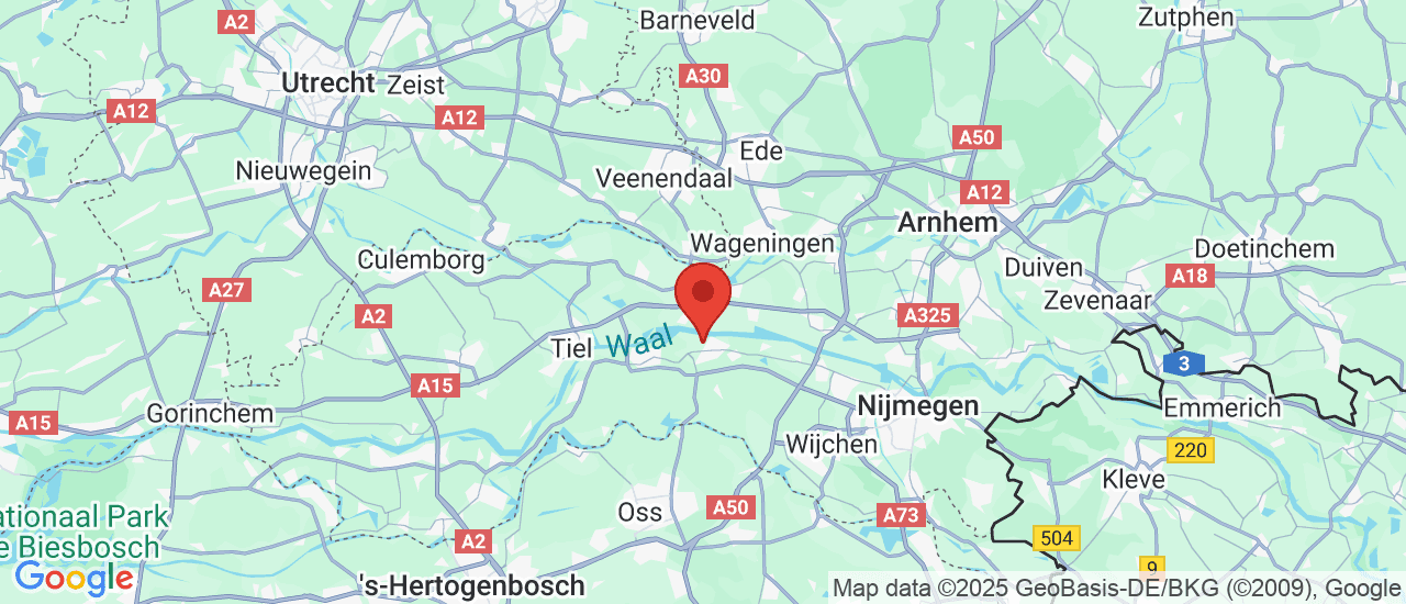 Google maps locatie van Autobedrijf Westerhout