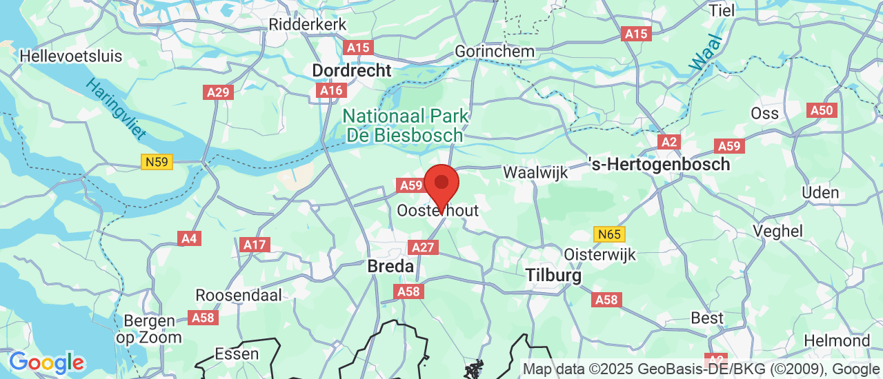 Google maps locatie van Autobedrijf Jongmolen