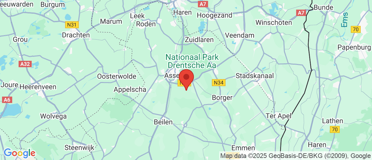 Google maps locatie van LeukeCampersDrenthe