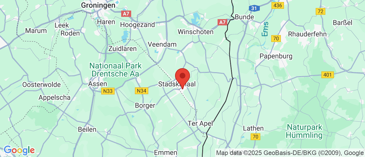 Google maps locatie van TDM Brommobielen