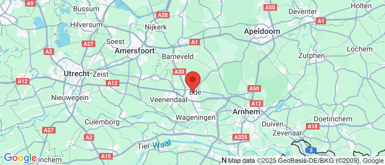 Google maps locatie van BCars Automotive