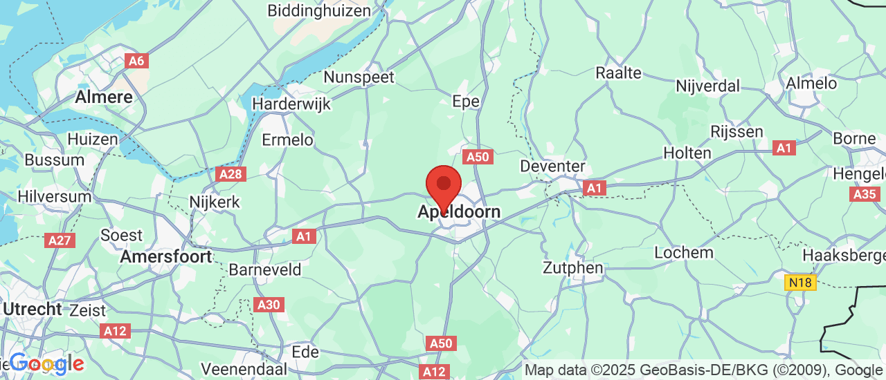 Google maps locatie van M1 Automotive