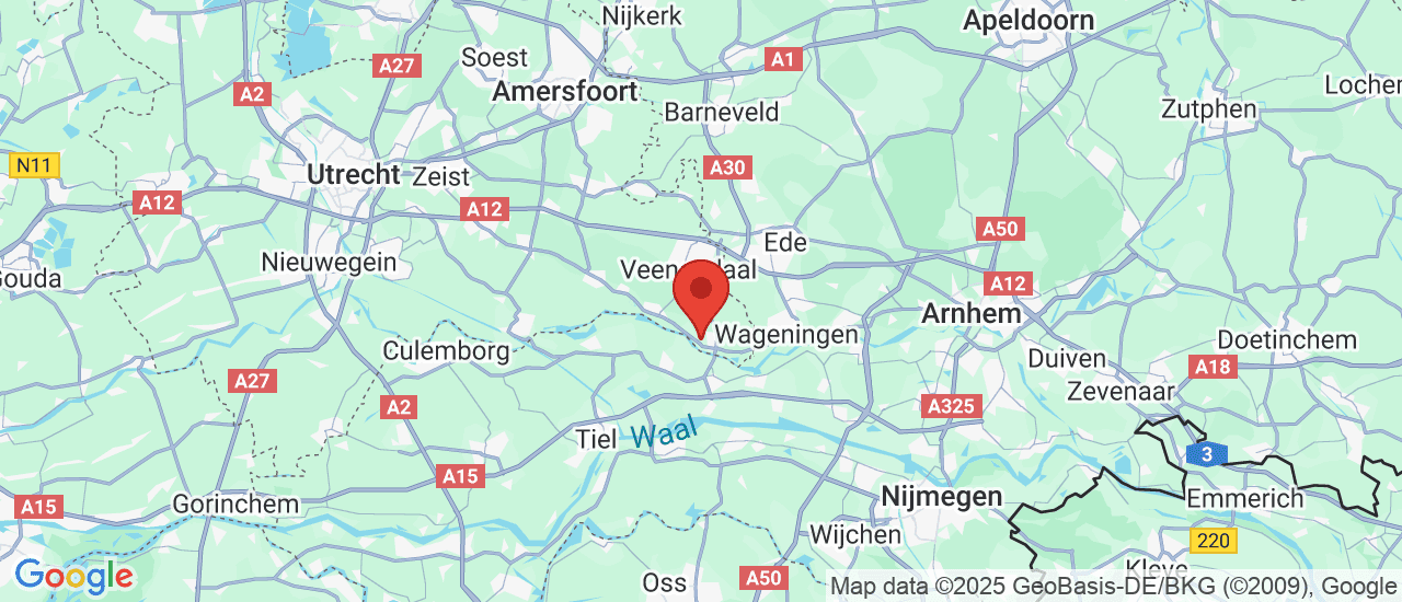 Google maps locatie van Autobedrijf R. van Laar