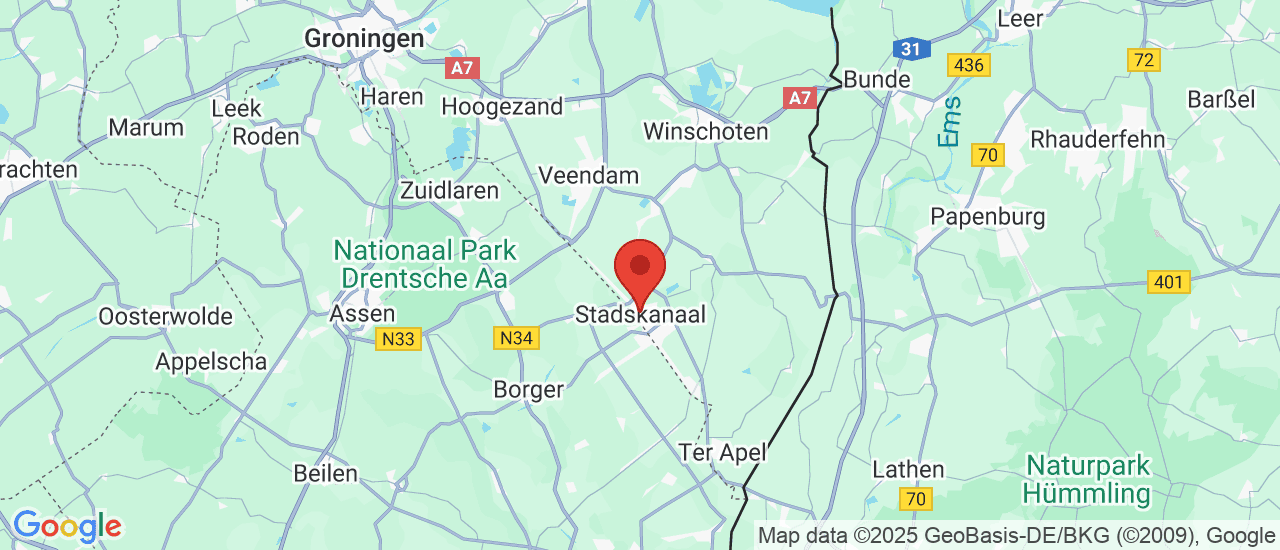 Google maps locatie van Auto Potgieter B.V.