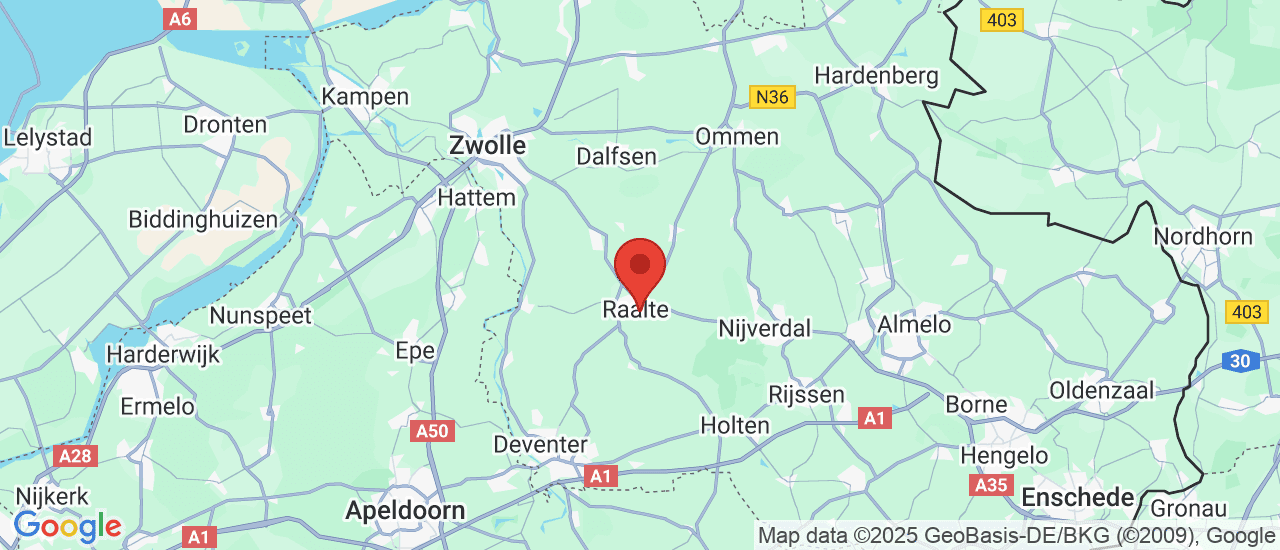 Google maps locatie van Autocentrum Overijssel