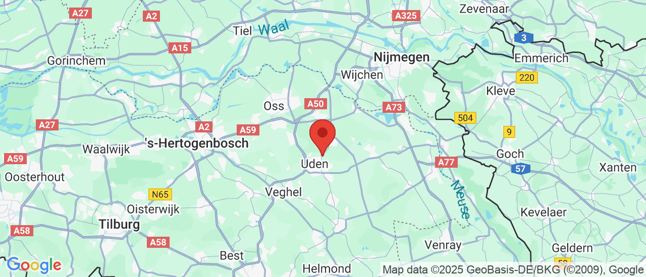 Google maps locatie van RD Auto's