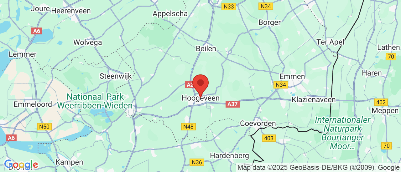 Google maps locatie van Tigelaar Automotive