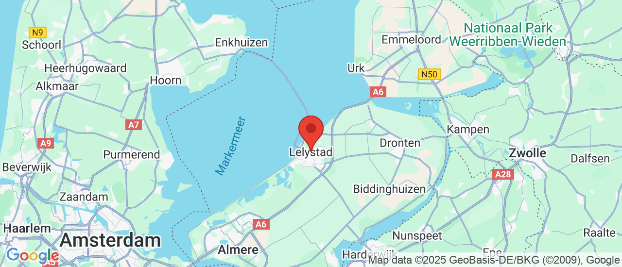 Google maps locatie van B&C Centre