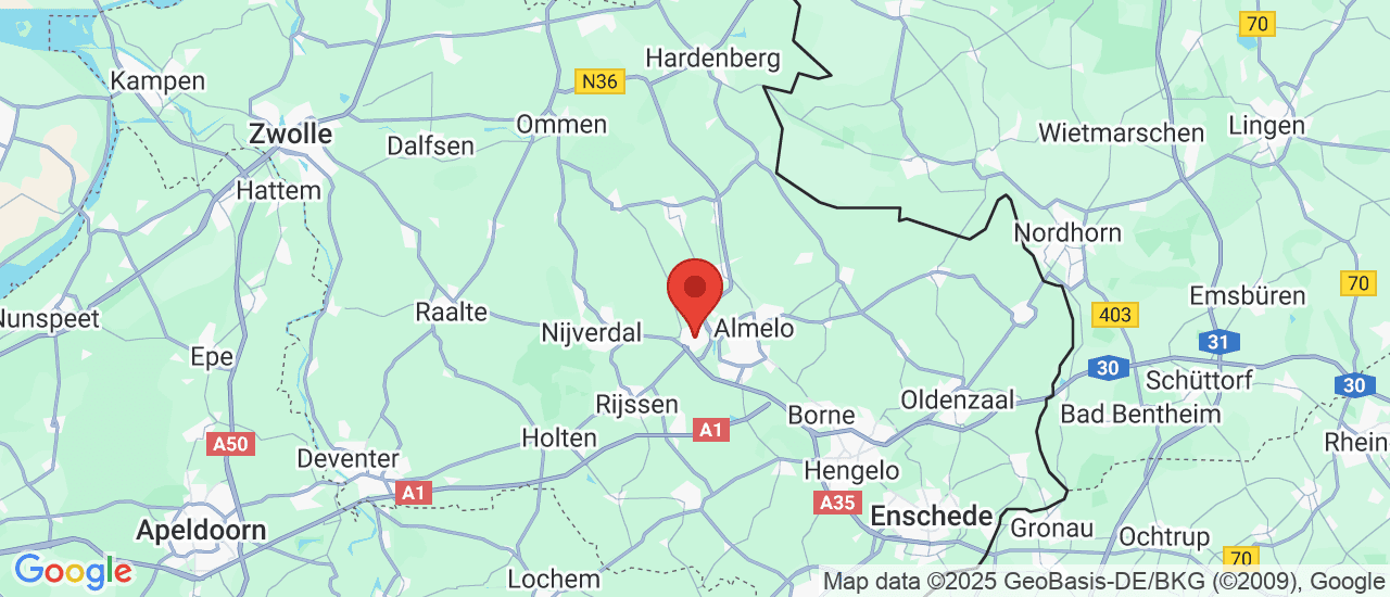 Google maps locatie van Autohandel Bakker