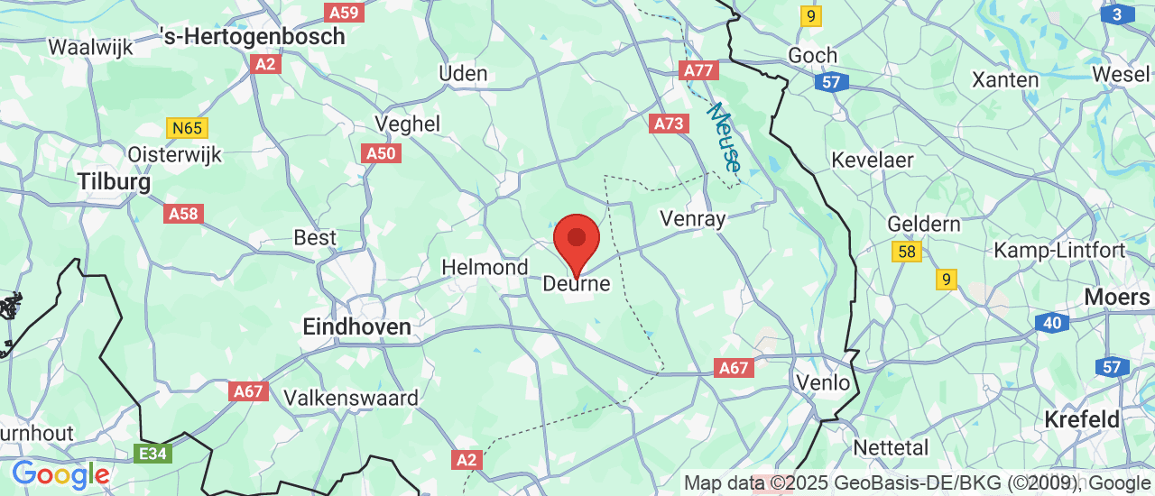 Google maps locatie van Car Trade Deurne B.V.