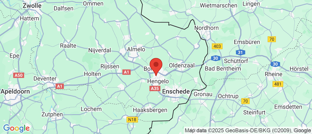 Google maps locatie van Autobedrijf Becker B.V.