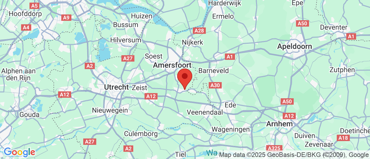 Google maps locatie van Auto Versteeg Buurman Woudenberg