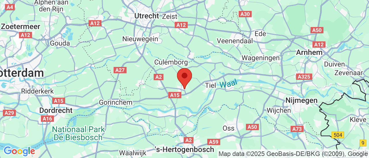 Google maps locatie van Ruben Cornelissen Auto's