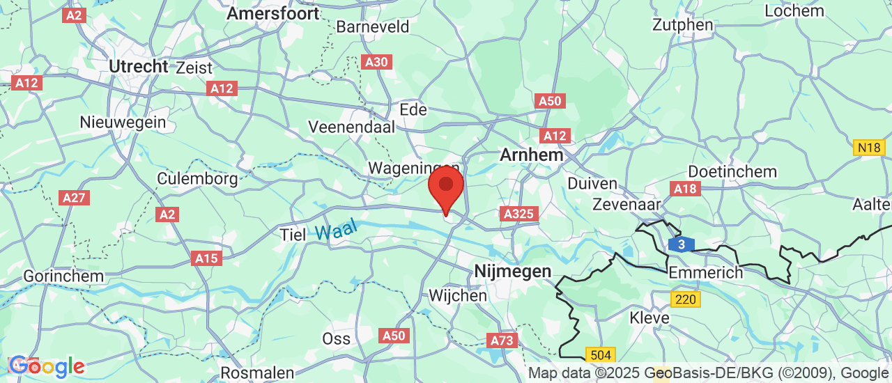 Google maps locatie van Van Hunnik Trucks & Vans B.V.