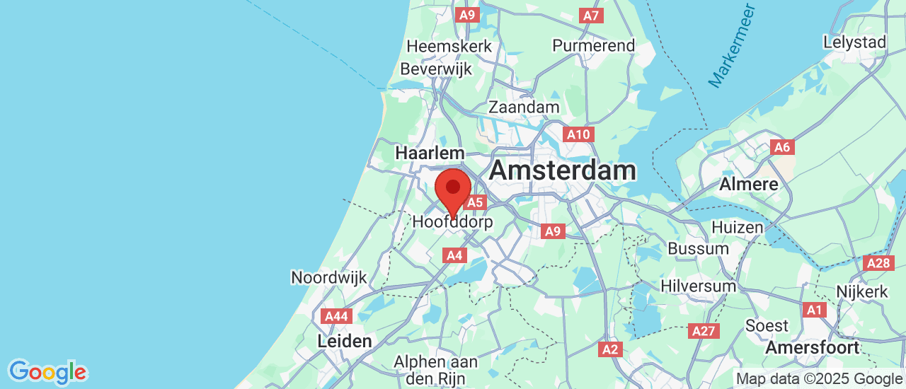 Google maps locatie van Garage R Biesheuvel