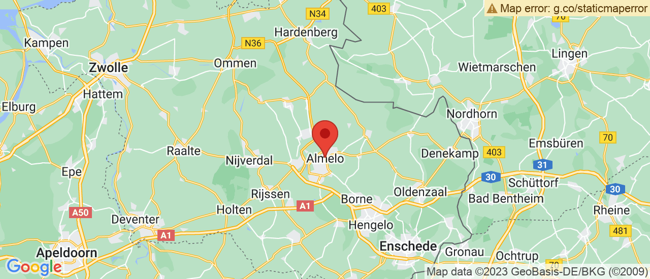 Google maps locatie van Autobedrijf Christiaans