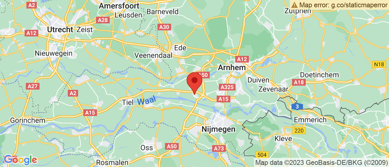Google maps locatie van Van Lonkhuizen Auto's BV