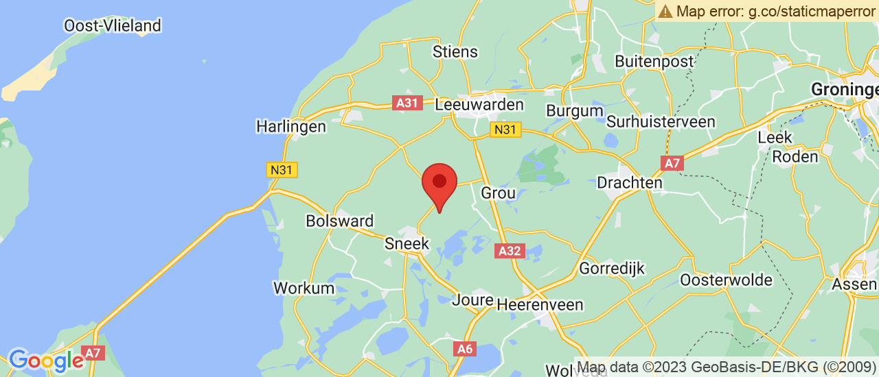 Google maps locatie van S.P. Autofarm Sybrandaburen B.V.