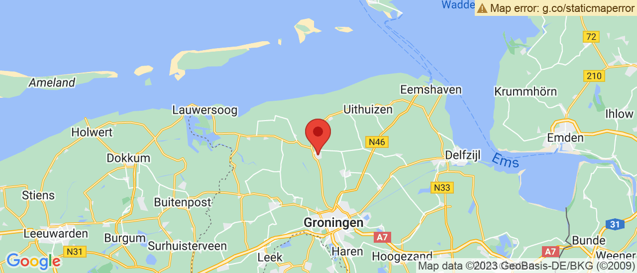 Google maps locatie van Garage Boersma