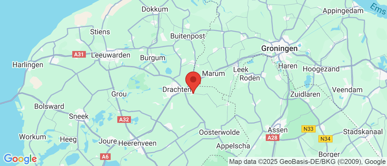 Google maps locatie van Autobedrijf Willem Baron