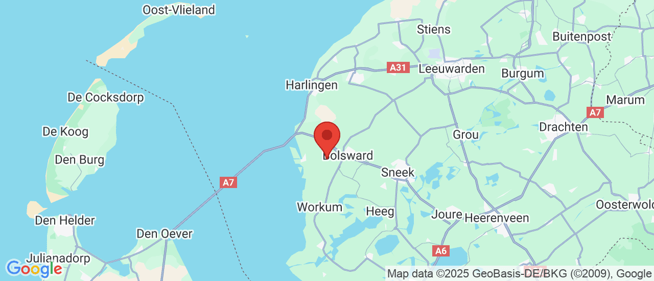 Google maps locatie van Autoverkoopbedrijf Tolsma Exmorra BV