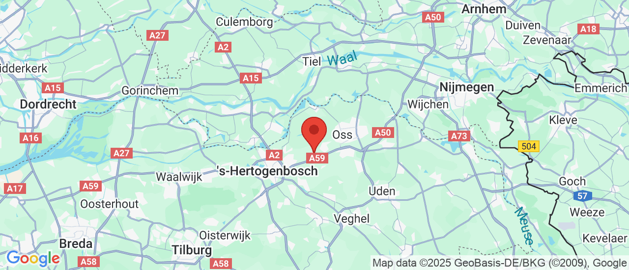 Google maps locatie van Millbrooks USA Cars & Parts Nuland