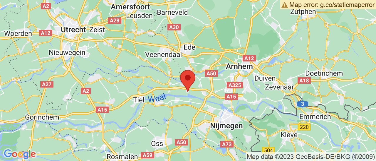 Google maps locatie van Autobedrijf J. Meeuwisz B.V.