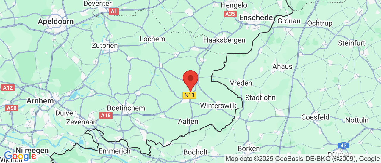 Google maps locatie van Autobedrijf Bleumink