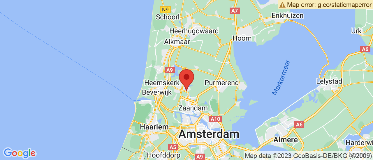 Google maps locatie van Centraal Exclusief B.V.