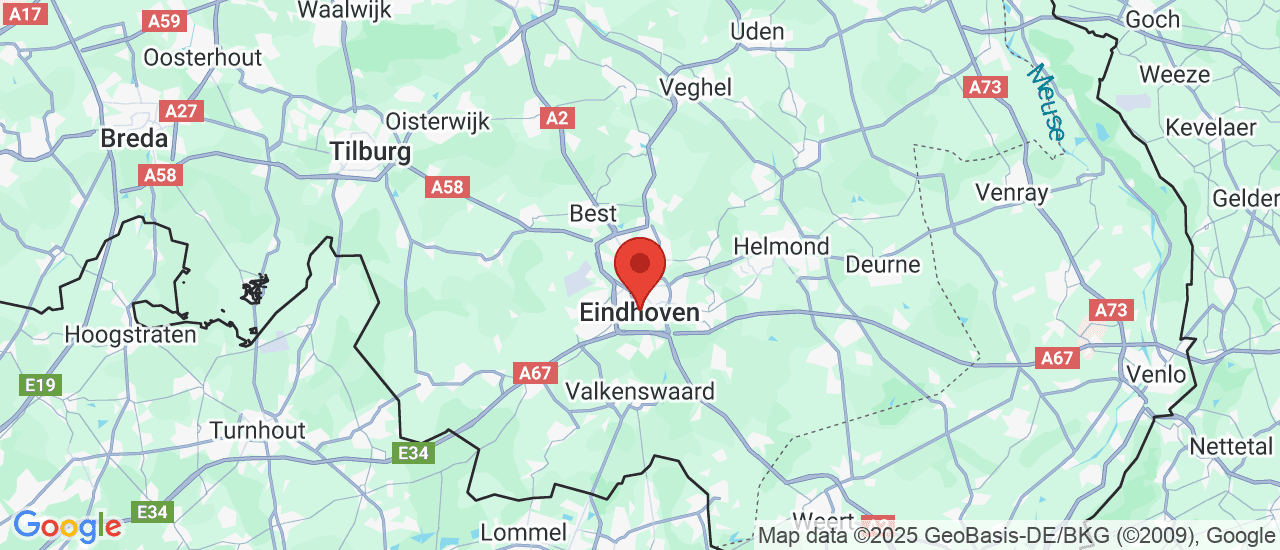 Google maps locatie van Gomes Eindhoven