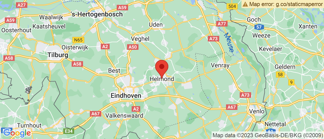 Google maps locatie van Van den Nieuwenhuijzen Auto's