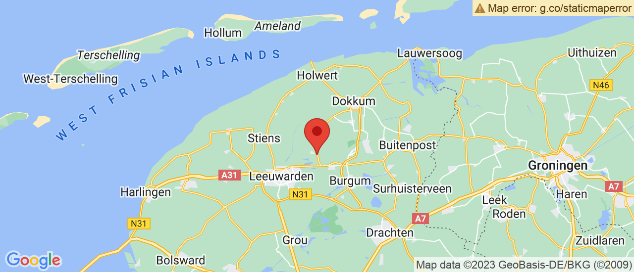 Google maps locatie van Auto Olijnsma