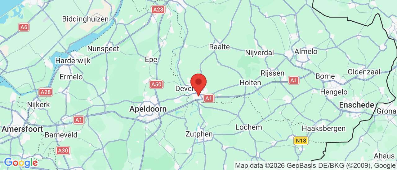 Google maps locatie van Wensink Mercedes-Benz Deventer