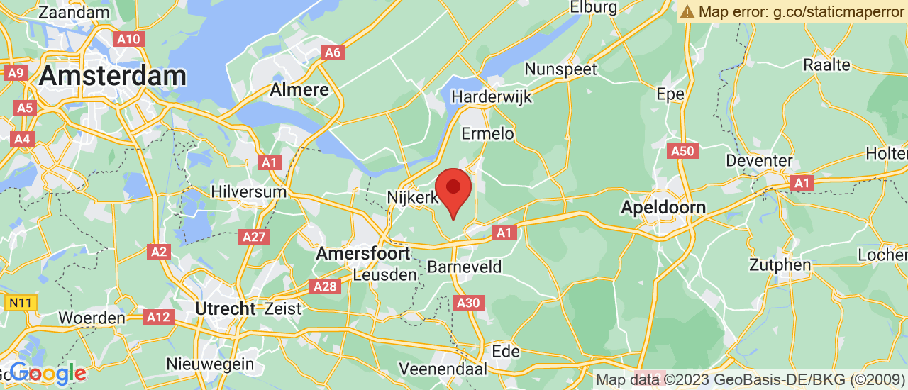 Google maps locatie van Koppejan Automotive Nijkerk B.V.