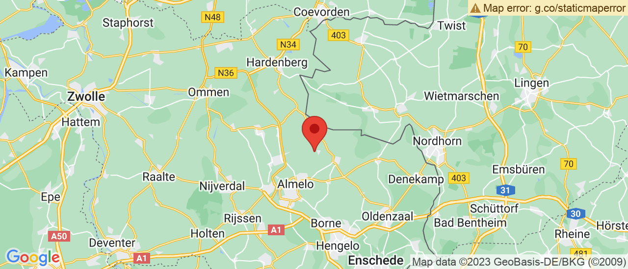 Google maps locatie van AutoHaarhuis Geesteren