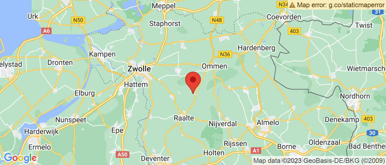 Google maps locatie van Kragt Bedrijfswagens