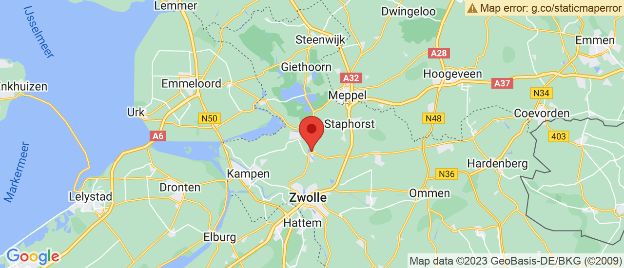 Google maps locatie van Autobedrijf A. Zieleman en Zn B.V.