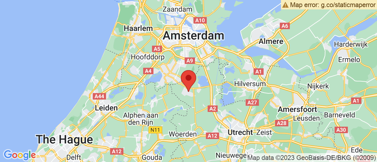 Google maps locatie van Automobielbedrijf Van Ekris Mijdrecht B.V.