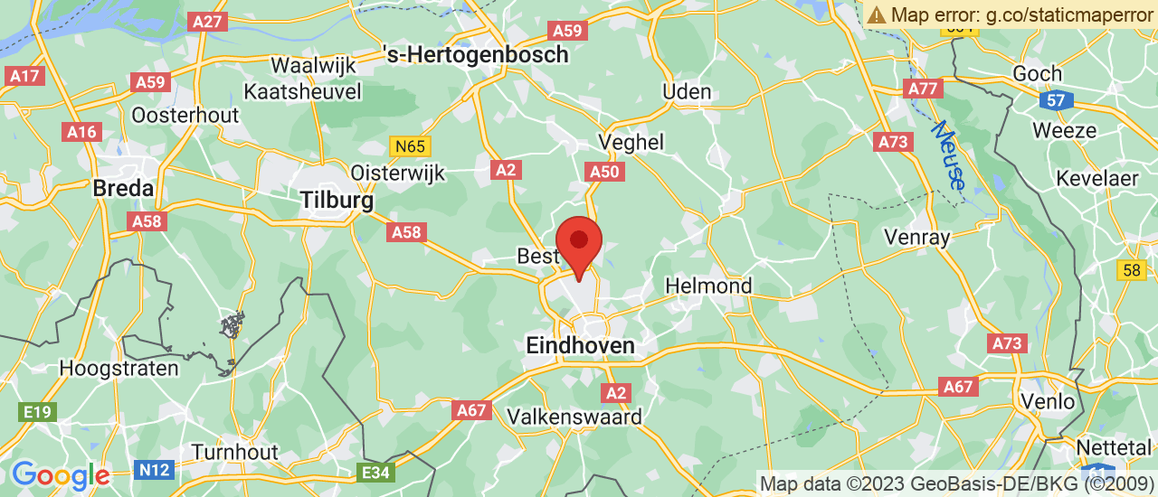 Google maps locatie van Oostendorp Auto Eindhoven