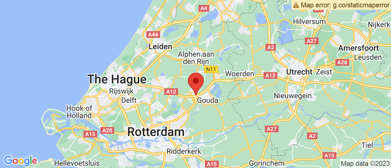 Google maps locatie van Fase Autobedrijven Waddinxveen