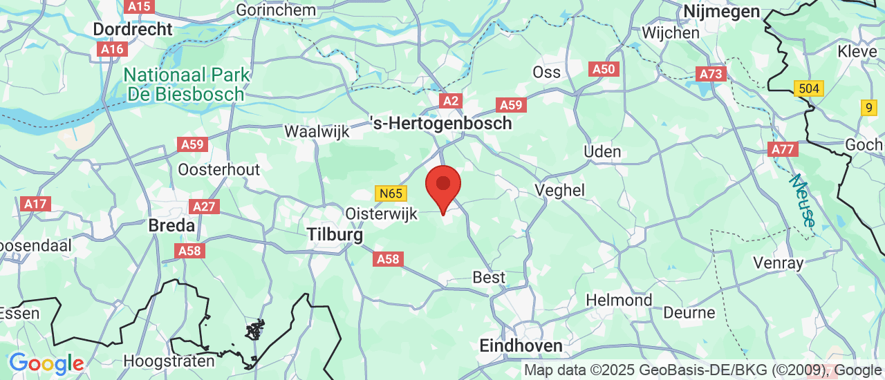 Google maps locatie van Auto Corner Boxtel