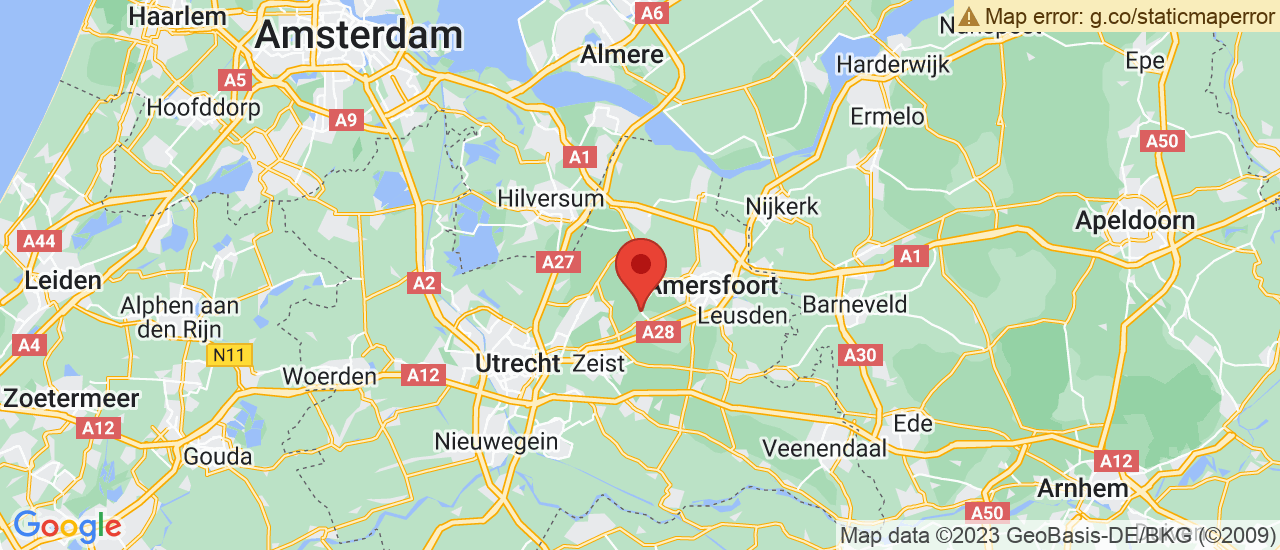 Google maps locatie van Autohero Nederland