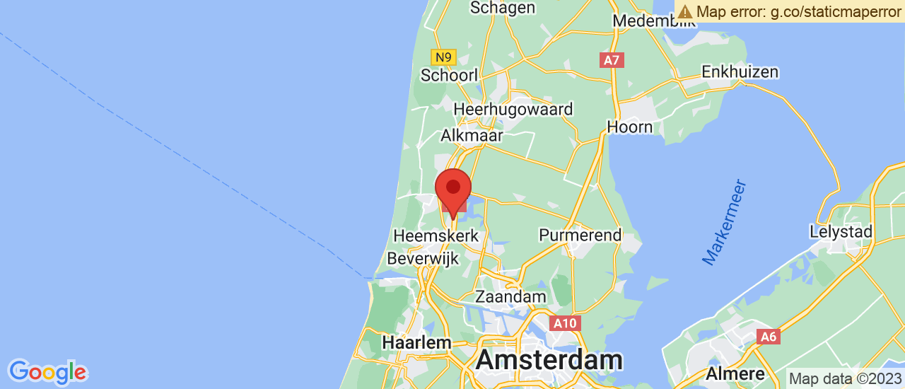 Google maps locatie van Van Bruggen Automotive