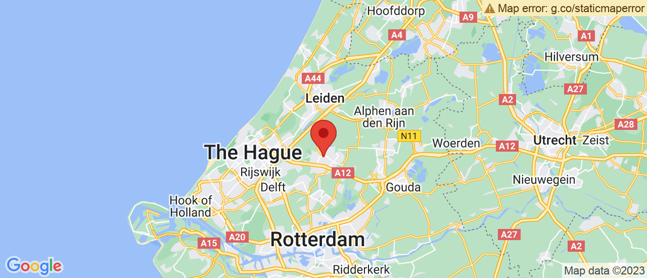 Google maps locatie van Wittebrug Zoetermeer