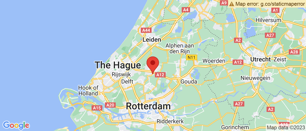 Google maps locatie van Zeeuw & Zeeuw Kia Zoetermeer