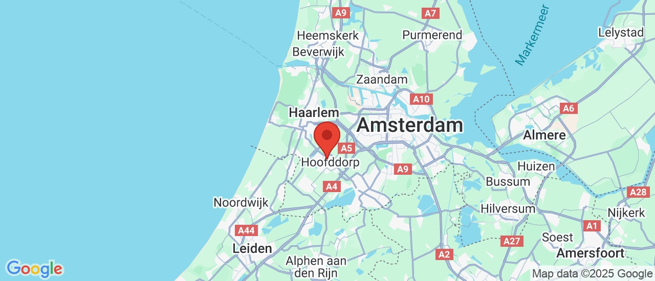 Google maps locatie van APK Garage Hoofddorp