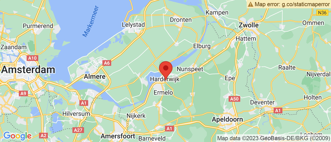 Google maps locatie van De Automakelaar Gelderland