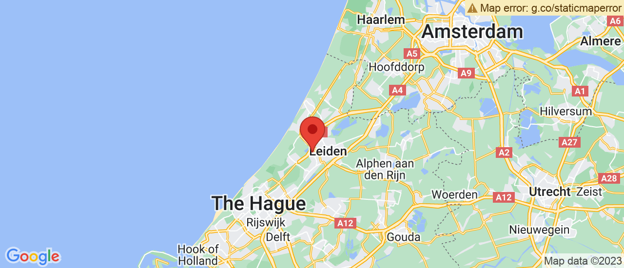 Google maps locatie van Autocentrum Leiden