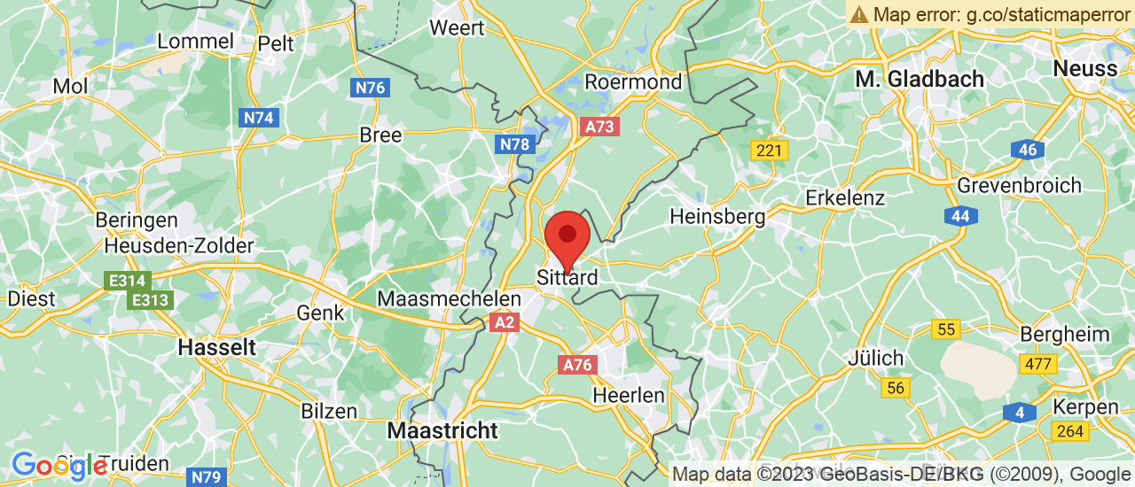 Google maps locatie van Janssen Kerres Sittard (Citroen/Kia)
